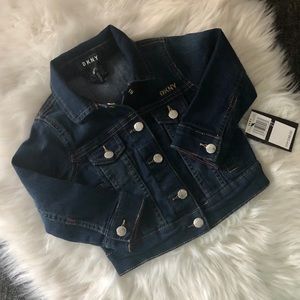 DKNY 🌸 Toddler Girl Fashion Denim Jacket, 2T
